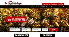Desktop Screenshot of deongedierteexpert.nl
