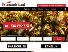 Tablet Screenshot of deongedierteexpert.nl